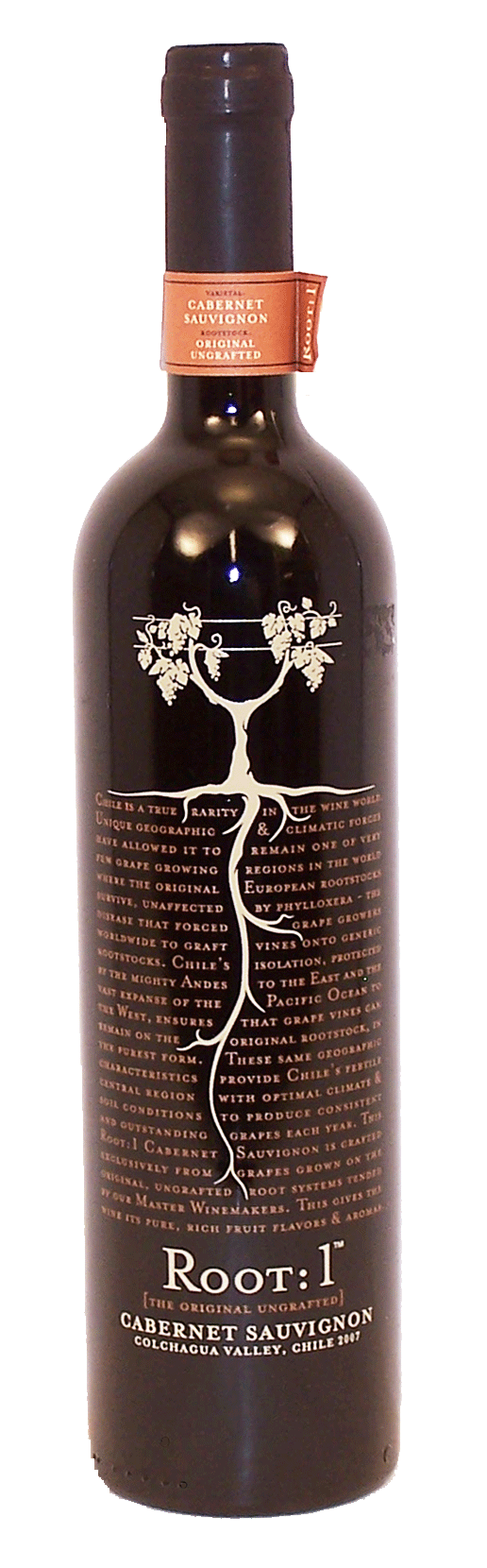 Root 1  cabernet sauvignon, colchagua valley - chile, 14% alc./vol. Full-Size Picture